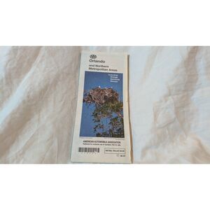 Vintage AAA Map Orlando 1996